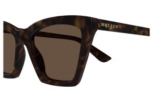 Alexander McQueen AM0536S HAVANA BROWN napszemüveg