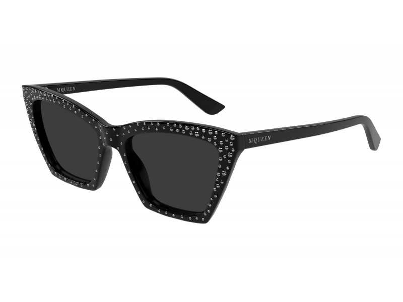 Alexander McQueen AM0536S 005 fekete-szürke napszemüveg