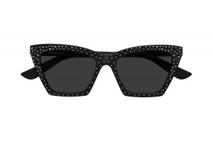 Alexander McQueen AM0536S 005 fekete-szürke napszemüveg