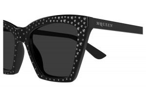 Alexander McQueen AM0536S 005 fekete-szürke napszemüveg