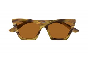 Alexander McQueen AM0536S HAVANA barna napszemüveg