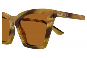 Alexander McQueen AM0536S HAVANA barna napszemüveg