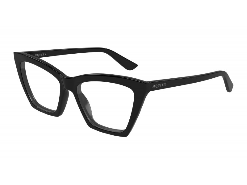 Alexander McQueen AM0536O 001 - fekete szemüveg (demo lencse)