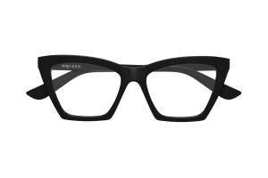 Alexander McQueen AM0536O 001 - fekete szemüveg (demo lencse)