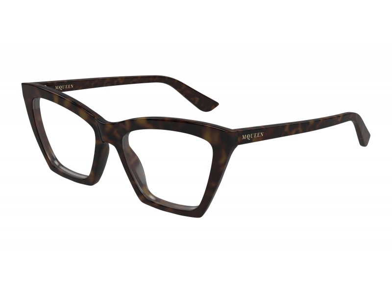 Alexander McQueen AM0536O 002 HAVANA szemüveg (demo lencse)