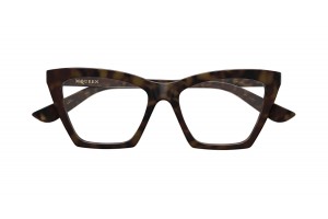 Alexander McQueen AM0536O 002 HAVANA szemüveg (demo lencse)