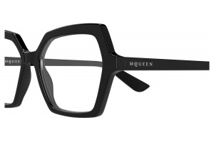 Alexander McQueen AM0537O 001 - fekete szemüveg (demó lencse)