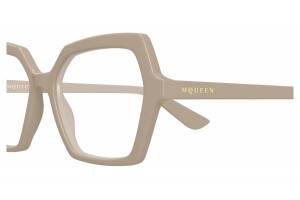 Alexander McQueen AM0537O 003 bézs szemüveg