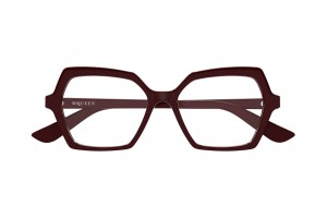 Alexander McQueen AM0537O 004 piros szemüveg - demo lencse