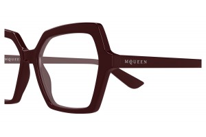 Alexander McQueen AM0537O 004 piros szemüveg - demo lencse