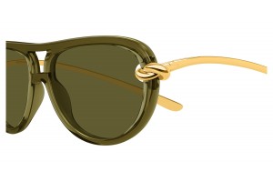 Bottega Veneta BV1418S 003 zöld napszemüveg