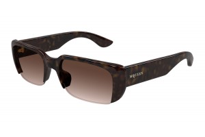 Alexander McQueen AM0532S Havana barna napszemüveg
