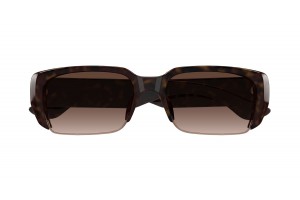 Alexander McQueen AM0532S Havana barna napszemüveg