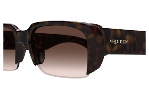 Alexander McQueen AM0532S Havana barna napszemüveg