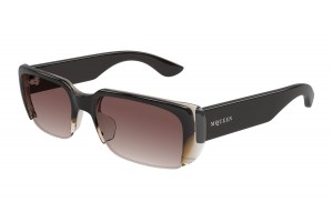 Alexander McQueen AM0532S 004 barna napszemüveg