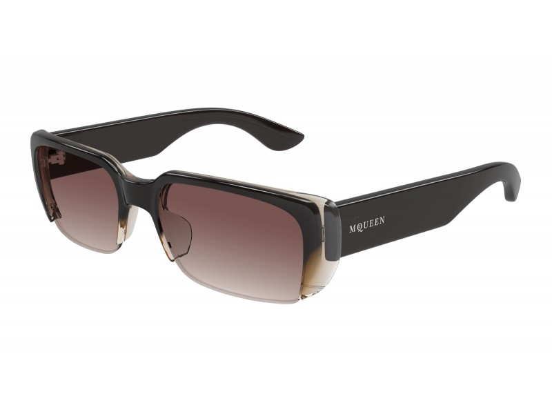 Alexander McQueen AM0532S 004 barna napszemüveg