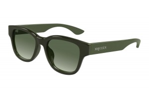 Alexander McQueen AM0528SA 004 zöld degradált napszemüveg