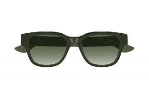 Alexander McQueen AM0528SA 004 zöld degradált napszemüveg
