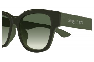 Alexander McQueen AM0528SA 004 zöld degradált napszemüveg