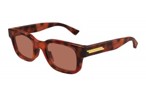 Bottega Veneta BV1411S 002 HAVANA RED napszemüveg
