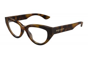 Alexander McQueen AM0529O 002 Havana szemüveg