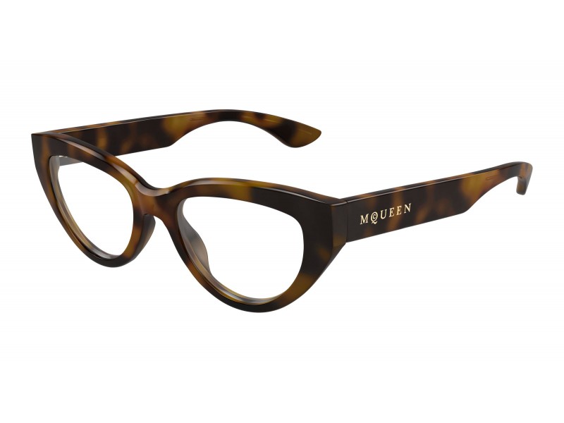 Alexander McQueen AM0529O 002 Havana szemüveg