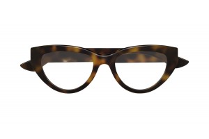 Alexander McQueen AM0529O 002 Havana szemüveg