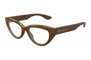 Alexander McQueen AM0529O barna demo szemüveg