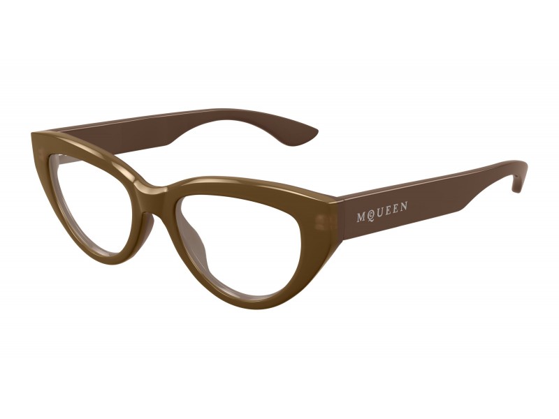 Alexander McQueen AM0529O barna demo szemüveg