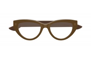 Alexander McQueen AM0529O barna demo szemüveg