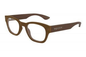 Alexander McQueen AM0530O 007 barna szemüveg