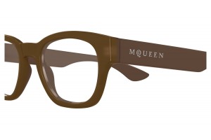 Alexander McQueen AM0530O 007 barna szemüveg