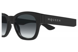 Alexander McQueen AM0530S fekete-szürke napszemüveg
