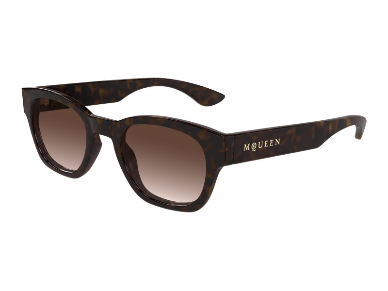 Alexander McQueen AM0530S 002 HAVANA barna gradient lencse