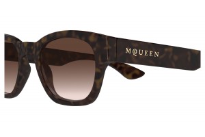 Alexander McQueen AM0530S 002 HAVANA barna gradient lencse