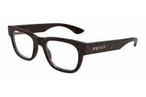 Alexander McQueen AM0531O 002 havanna szemüveg