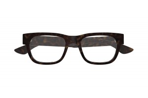 Alexander McQueen AM0531O 002 havanna szemüveg