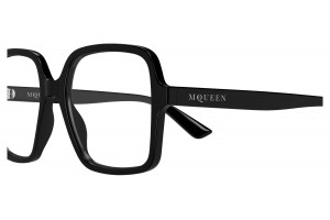 Alexander McQueen AM0538O 001 fekete szemüveg - DEMO lencse