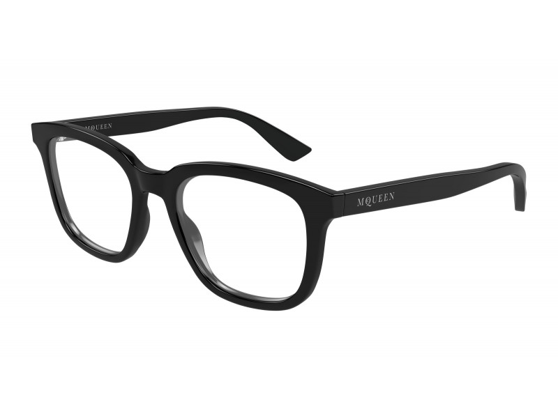 Alexander McQueen AM0539O 001 fekete demo lencse