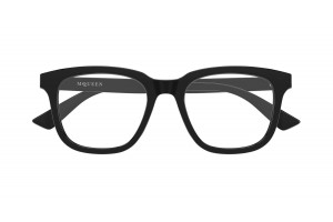 Alexander McQueen AM0539O 001 fekete demo lencse