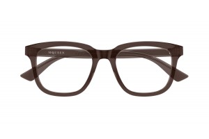 Alexander McQueen AM0539O 005 barna szemüveg