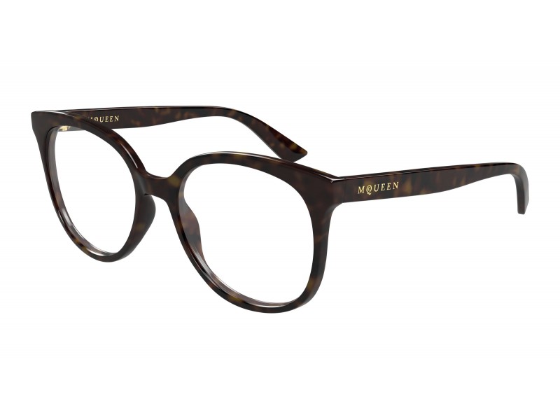 Alexander McQueen AM0540O 002 HAVANA szemüveg - demo lencse