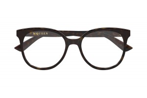 Alexander McQueen AM0540O 002 HAVANA szemüveg - demo lencse