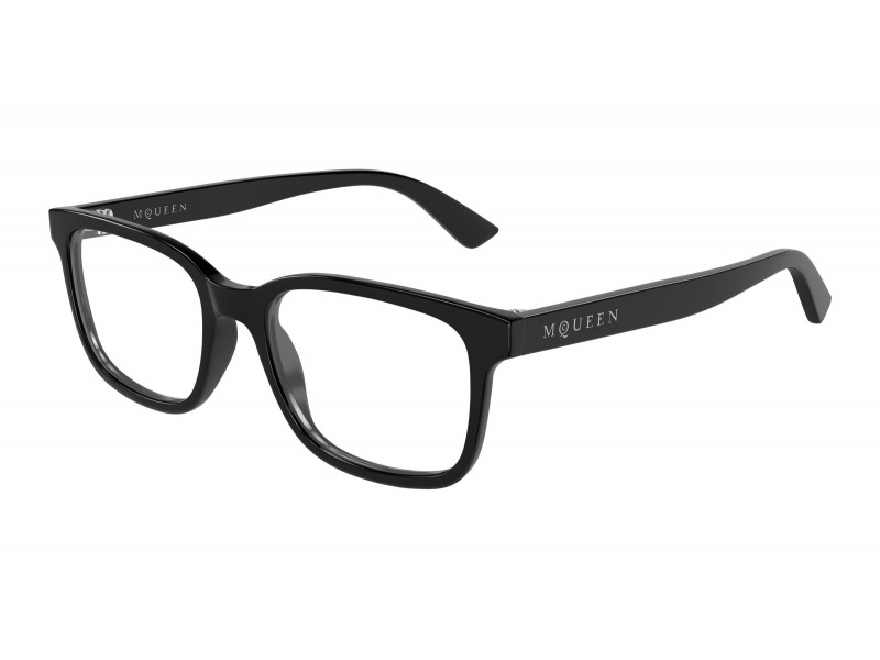 Alexander McQueen AM0541O 007 fekete szemüveg
