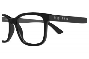 Alexander McQueen AM0541O 007 fekete szemüveg