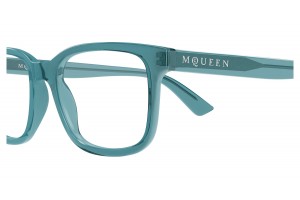 Alexander McQueen AM0541O 010 kék szemüveg