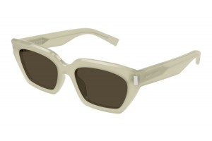 Saint Laurent SL 826 PAGE 004 Ivory Brown napszemüveg