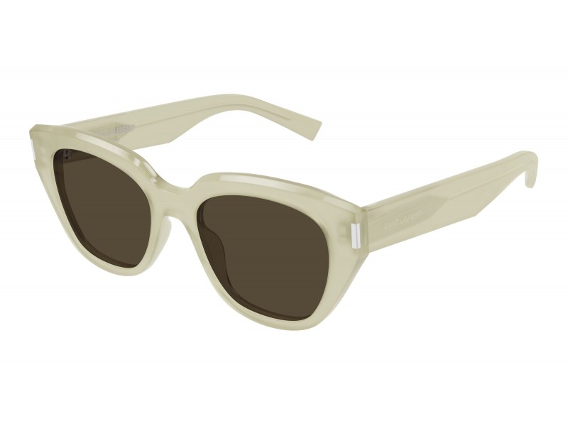 Saint Laurent SL 827 004 IVORY BROWN napszemüveg