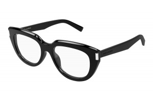 Saint Laurent SL 828 001 fekete szemüveg (demó lencse)
