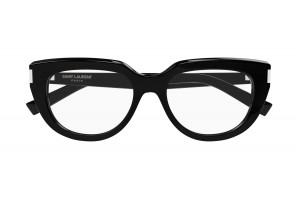 Saint Laurent SL 828 001 fekete szemüveg (demó lencse)